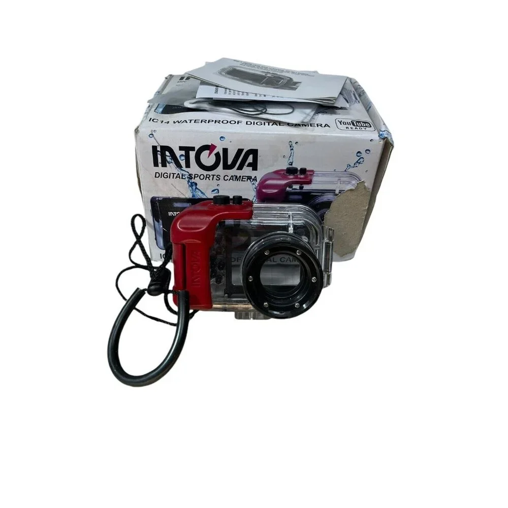 CASE ONLY Intova IC14 IC-14 Camera Waterproof Underwater Case w/ Strap